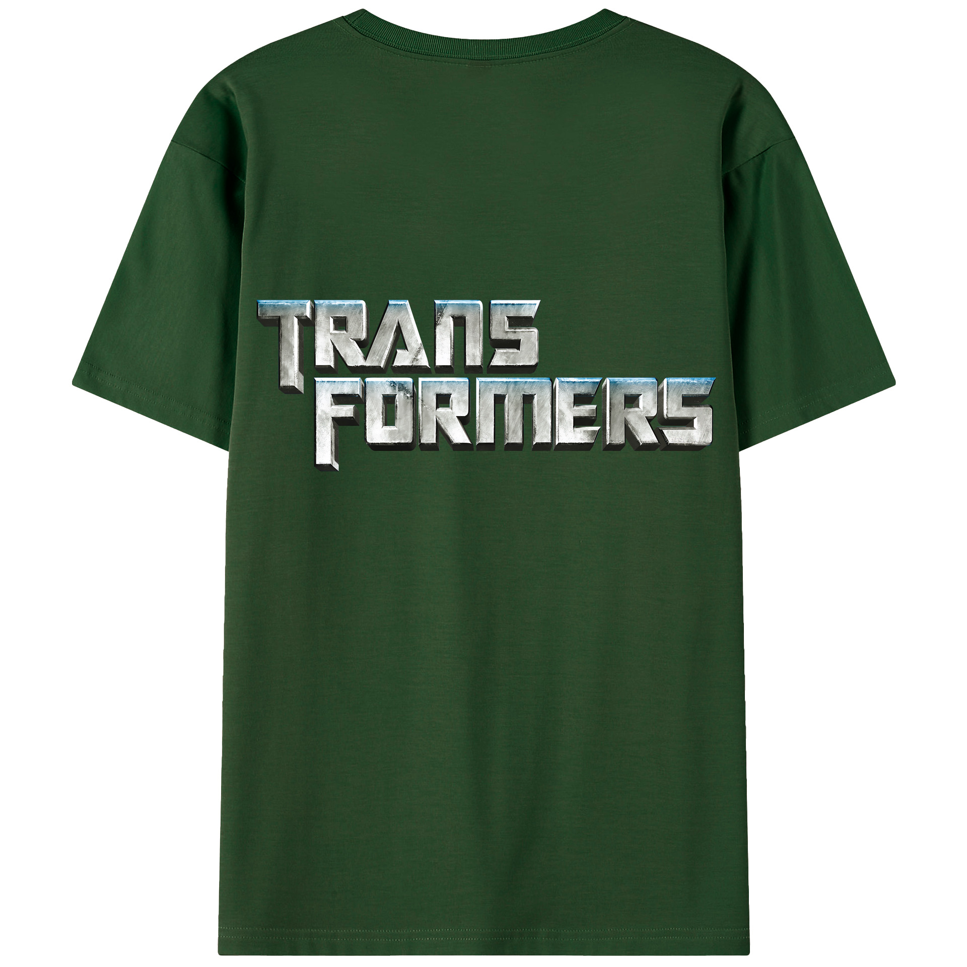 （画像用） Transformers トランスフォーマー 綿100％半袖Tシャツ（背面プリント）